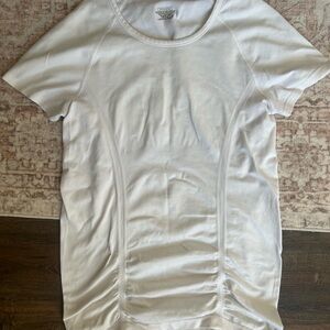 Athleta White Short Sleeve Women's Top